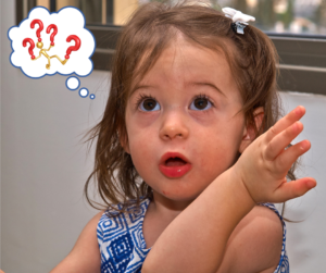 Little girl asking why questions